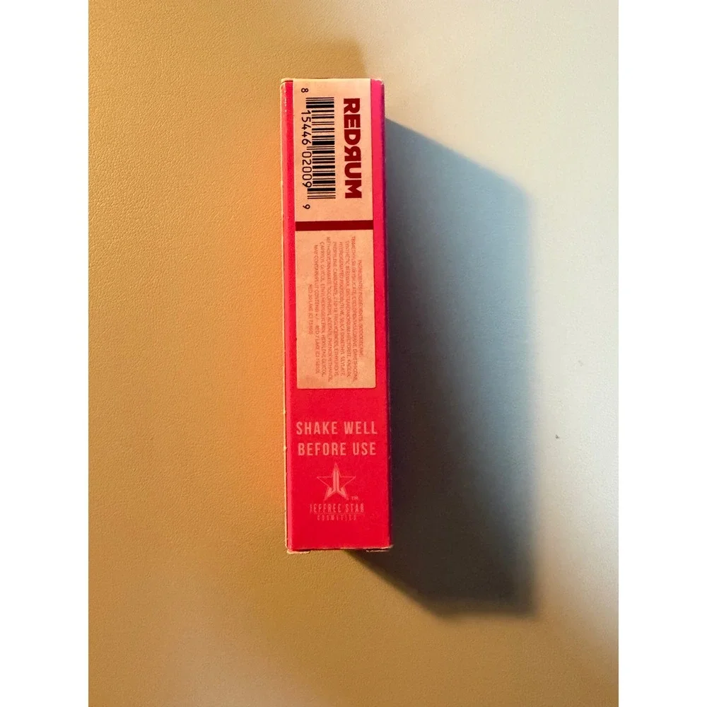 Jeffree Star Cosmetics Velour Liquid Lipstick Redrum Matte Red Vegan New